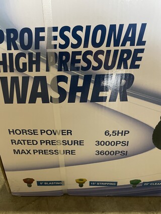 Hogedrukspuit, Metallo, Professional HIgh Pressure Washer, Blauw, nieu